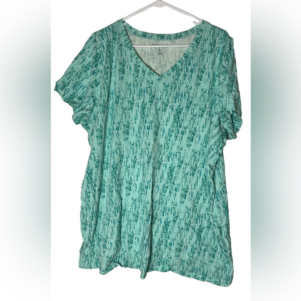 Roaman's Green‎ Short Sleeve Top